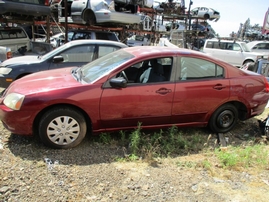 2005 MITSUBISHI GALANT ES BURGUNDY 2.4L AT 163767